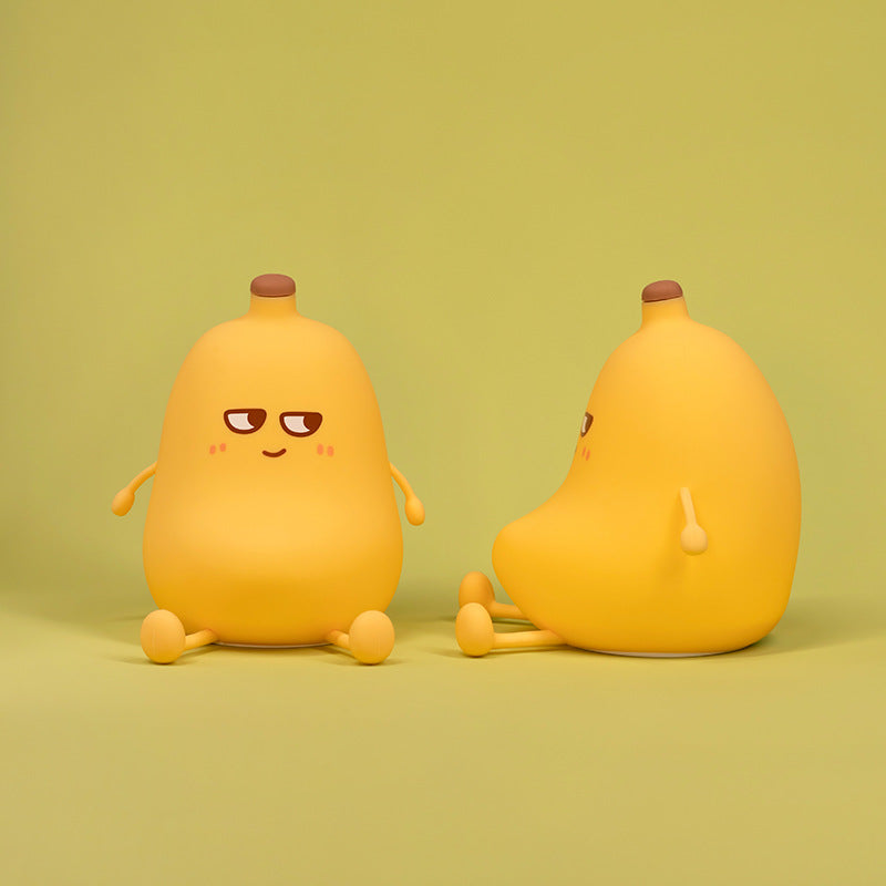 Lámpara de noche recargable de silicona Banana Kid