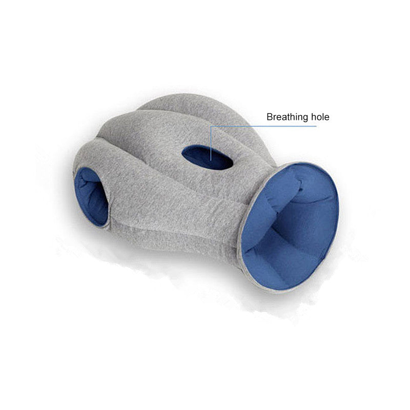 Almohada de viaje creativa portátil.