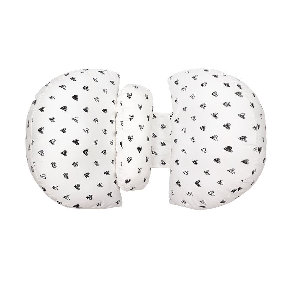 Almohada de maternidad, almohada de soporte para la cintura, almohada multifuncional en forma de U