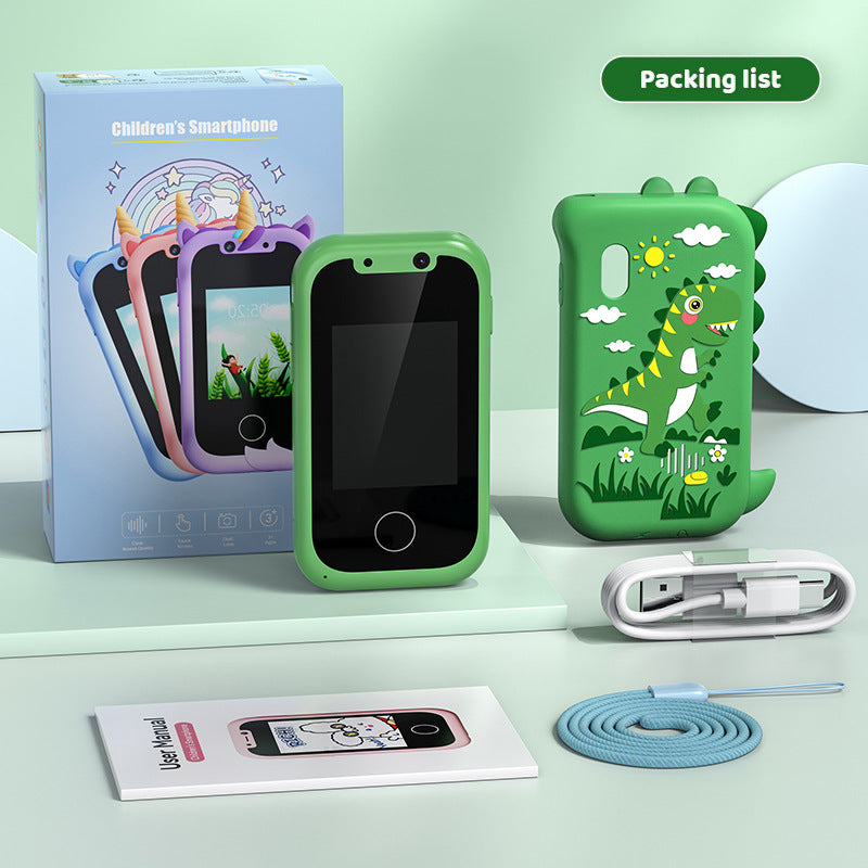 Videojuego fotográfico para educación infantil temprana Mini Bear Cámara táctil portátil para teléfono móvil