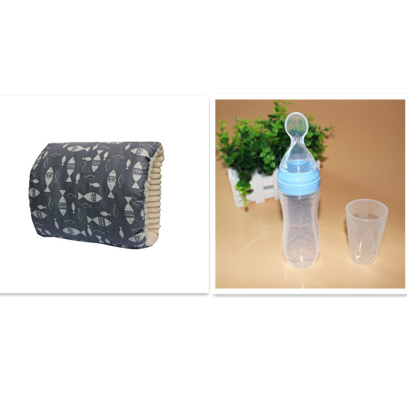 Almohada de lactancia ajustable de algodón para bebés, lavable, para el brazo