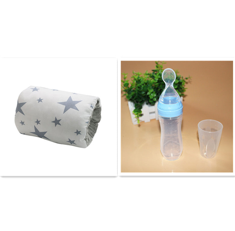 Almohada de lactancia ajustable de algodón para bebés, lavable, para el brazo