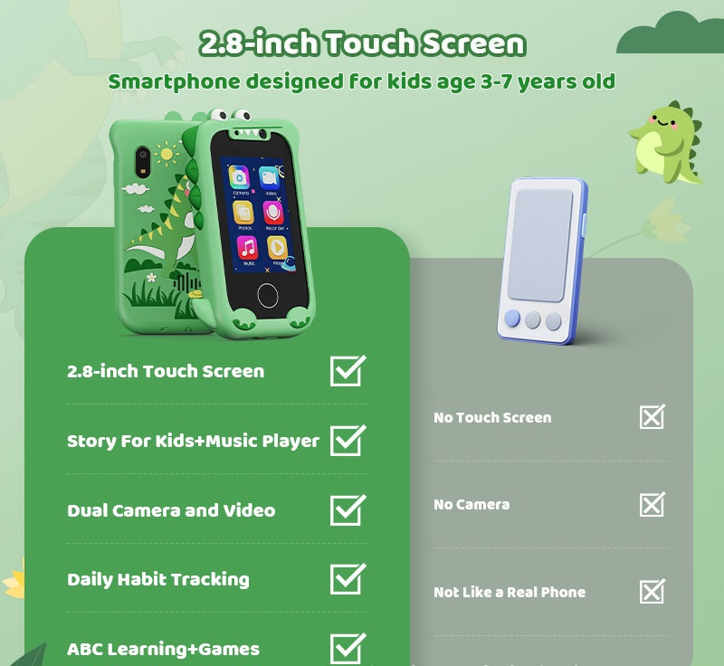 Videojuego fotográfico para educación infantil temprana Mini Bear Cámara táctil portátil para teléfono móvil